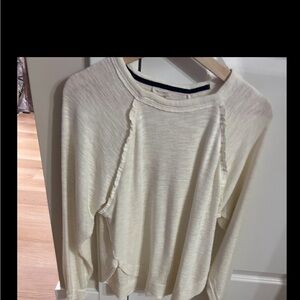 Anthropologie Elegant Cream Women's Top